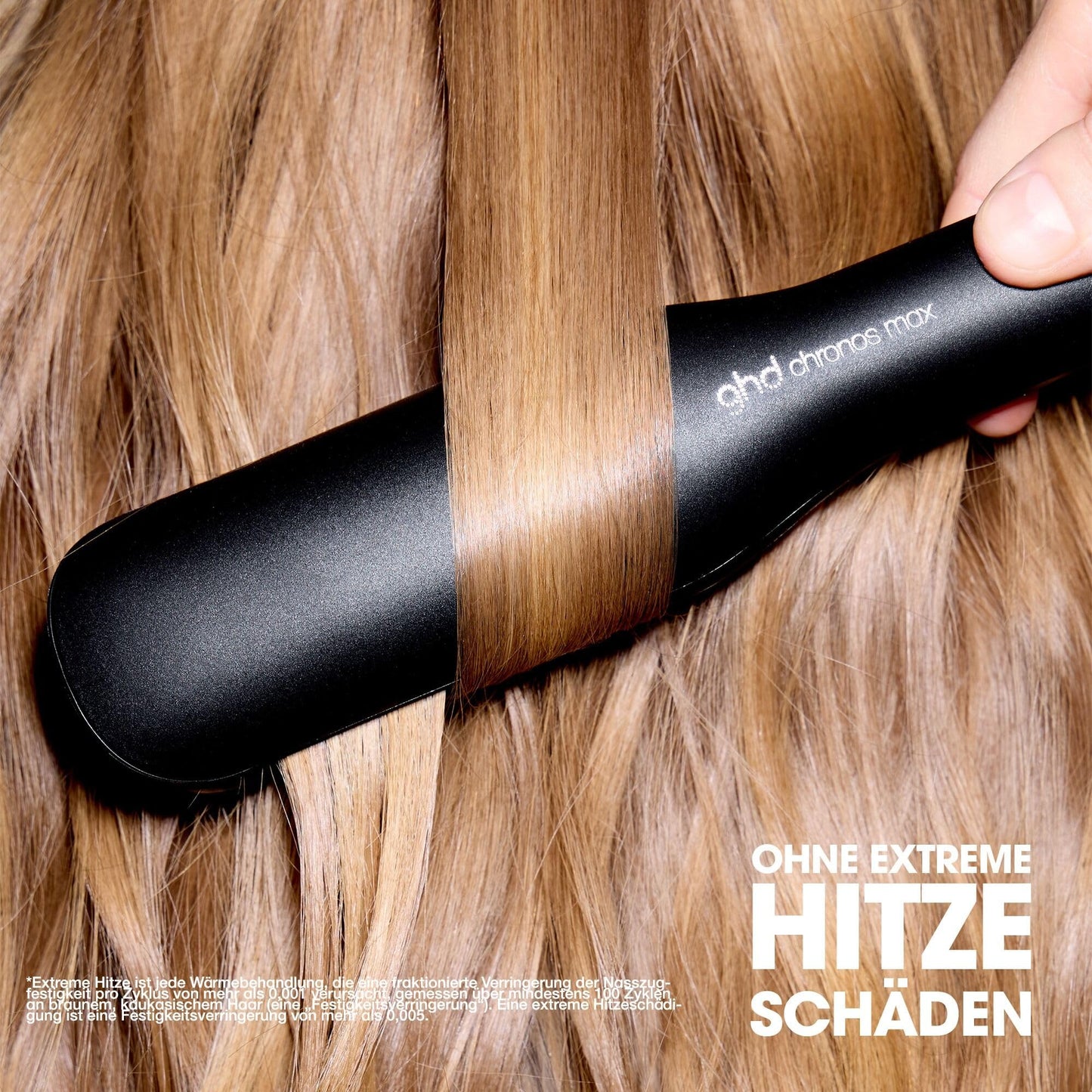 ghd Chronos Max Glätteisen mit breiten Platten – Schnelles Styling, mehr Glanz & Halt – Ideal für dickes, lockiges Haar ohne Hitzeschaden